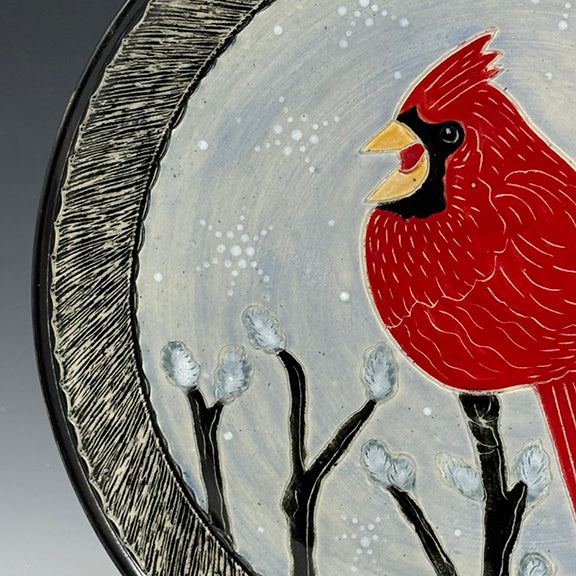 Cardinal Platter