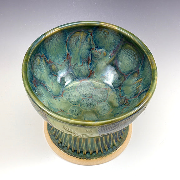 Pedestal Serving Bowl #1