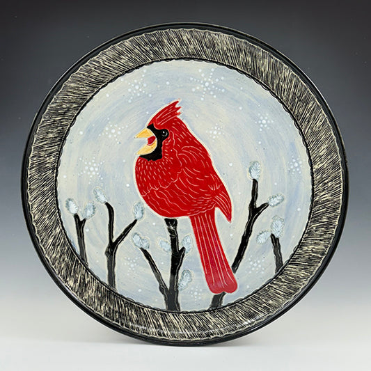Cardinal Platter