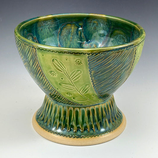 Pedestal Serving Bowl #1