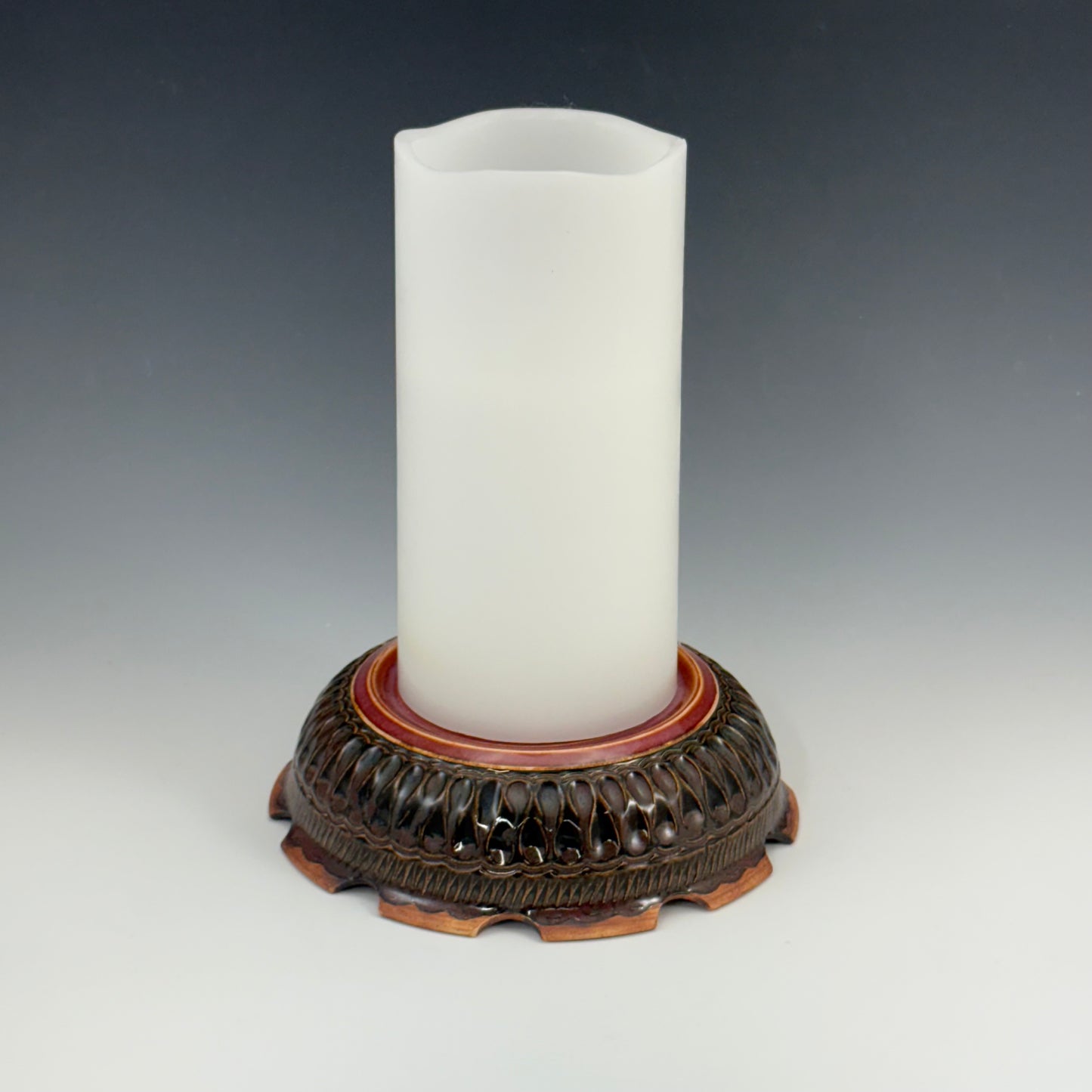 Candle Pedestal #4 with LED Candle